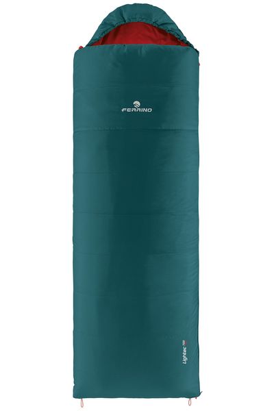 Спальний мішок Ferrino Lightec 700 SQ/+20°C Green Right (86154NVVD) 929812 фото