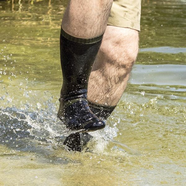 Шкарпетки водонепроникні Dexshell Trekking, р-р ХL, з зеленою смужкою DS636XL фото