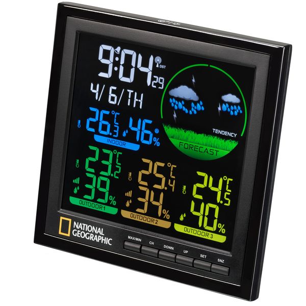 Метеостанція National Geographic VA Colour LCD 3 Sensors (9070700) 929329 фото