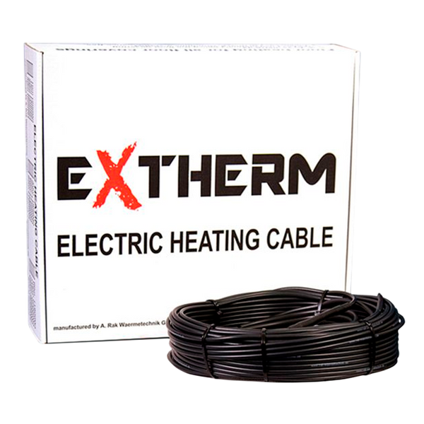 Нагрівальний кабель двожильний Extherm ETС ECO 20-3000 14799 фото