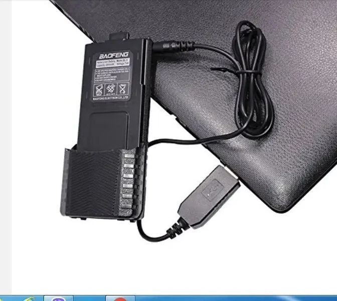USB-кабель для зарядки акумуляторів BAOFENG UV-5R , UV-82 на 3800 маг 1746414069 фото