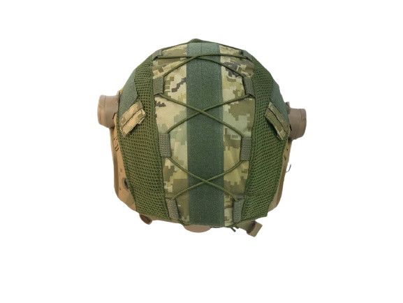 Комплект Кавер (чехол) для шлема Fast Mandrake подсумок карман для аксессуаров на кавер, пиксель SAG 1925265274 фото