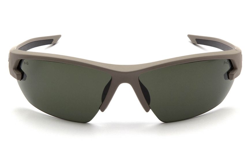 Окуляри захисні Venture Gear Tactical Semtex 2.0 Tan (forest gray) Anti-Fog, чорно-зелені в пісочній оправі 3СЕМТ-21 фото