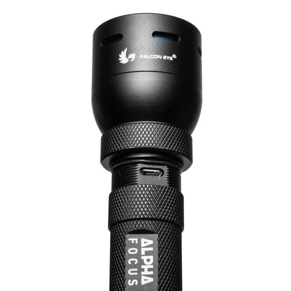 Ліхтар тактичний Falcon Eye Alpha 2.4 (500 Lm) Focus USB Rechargeable (FHH0116) DAS301747 фото