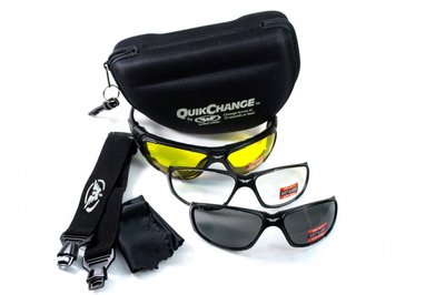 Окуляри захисні зі змінними лінзами Global Vision QuikChange Kit 1КВИКИТ фото