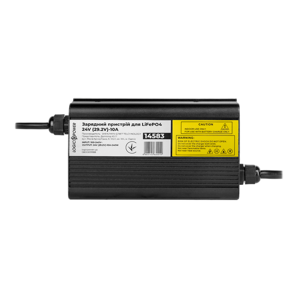 Зарядний пристрій для акумуляторів LiFePO4 24V (29.2V)-10A-240W 14583 фото