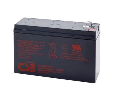 Акумуляторна батарея CSB HR1224WF2, 12 V 6.5 AH (151х51х94мм) Q12 6588 фото