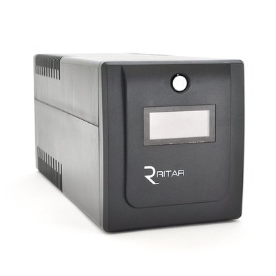 ИБП Ritar RTP1000 (600W) Proxima-D, LCD, AVR, 3st, 4xSCHUKO socket, 2x12V7Ah, plastik Case ( 460 x 225 X 245 5851 фото