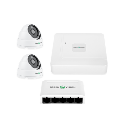Комплект видеонаблюдения на 2 камеры GV-IP-K-W67/02 4MP (Lite) 20148 фото