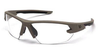 Захисні окуляри Venture Gear Tactical Semtex 2.0 Tan (clear) Anti-Fog, прозорі в пісочній оправі VG-SEMTAN-CL1 фото