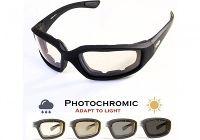 Очки защитные фотохромные Global Vision KickBack Photochromic (clear) прозрачные фотохромные 1КИК24-10 фото