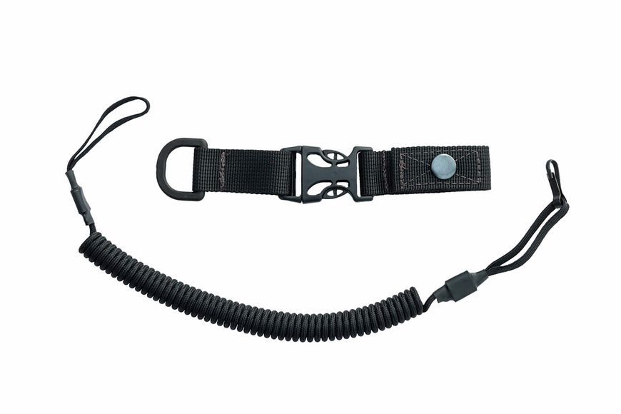 Тренчик шнур с фастексом быстросъемный страховочный шнур паракорд чёрный 990 SAG 990 фото