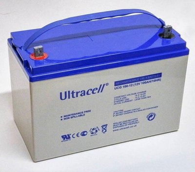 Акумуляторна батарея Ultracell UCG100-12 GEL 12 V 100 Ah (328 x 173 x 232) White Q1/48 28065 фото