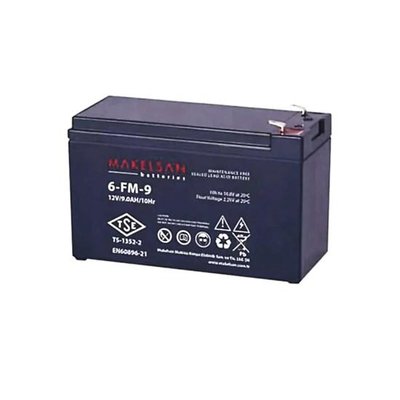 Акумуляторна батарея AGM MAKELSAN 6-FM-9, Black Case, 12 V 9.0 Ah (151 х 65 х 94 (100) ) Q5 29065 фото