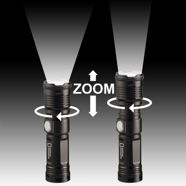 Ліхтар National Geographic Iluminos Led Zoom Flashlight 1000 lm (9082400) 930143 фото