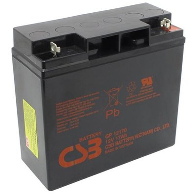 Аккумуляторная батарея CSB GP12170B1, 12V 17Ah (181х77х167мм) Q4/96 11644 фото