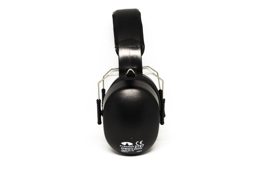 Навушники захисні Pyramex PM3010 (захист SNR 30.4 dB, NRR 27 dB), чорні PM-MUF-PM3010 фото