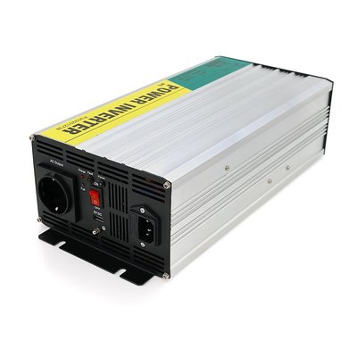 Инвертор напряжения RITAR RSCU-1000, 12V/220V, 1000W с правильной синусоидой, встроенное зарядное устройство, 28845 фото