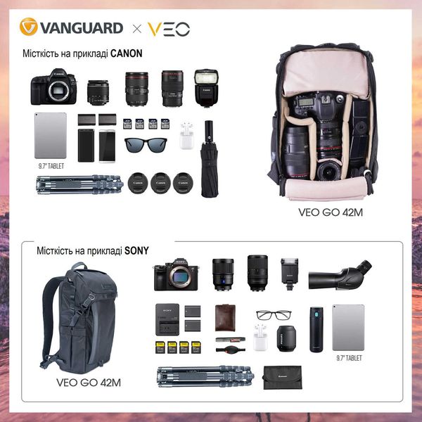 Рюкзак Vanguard VEO GO 42M Black (VEO GO 42M BK) DAS301099 фото