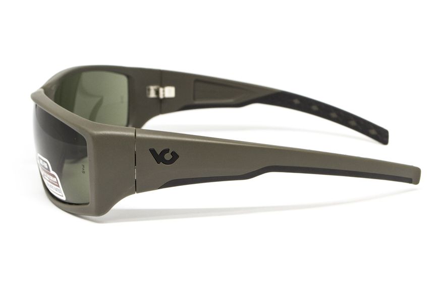 Захисні окуляри Venture Gear Tactical OverWatch Green (forest gray) Anti-Fog, чорно-зелені в зеленій оправі VG-OVERGN-FGR1 фото