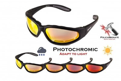 Очки защитные фотохромные Global Vision Hercules-1 Plus Photochr. A/F (G-Tech™ red) фотохромные красные 1ГЕР124-91П фото