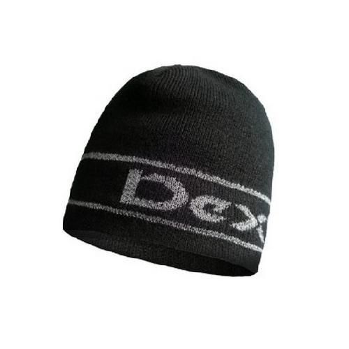 Шапка водонепроникна Dexshell Beanie Reflective Logo чорна з лого S/M 56-58 см DH373BLKSM фото