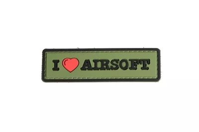 I Love Airsoft - ПВХ патч 3D 102668 фото