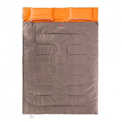 Спальный мешок Naturehike Double Sleeping Bag with Pillow SD15M030-J apricot grey 6927595703786 фото