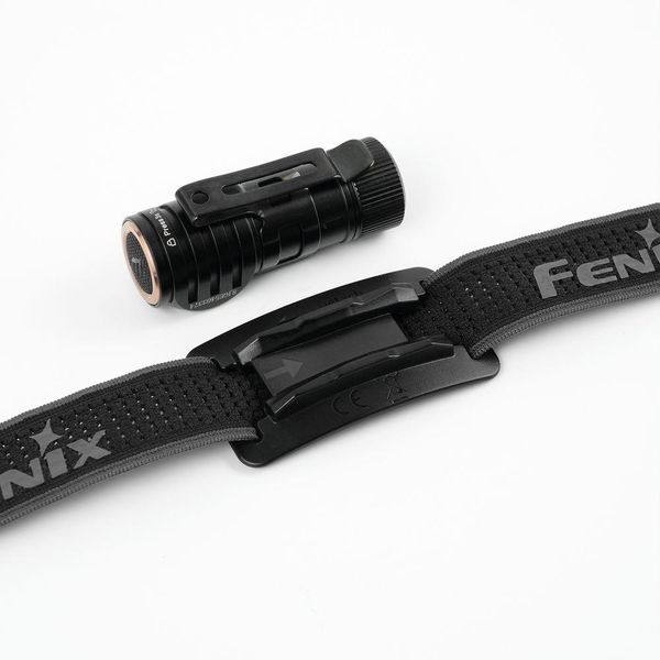 Лента Fenix одинарна для налобних ліхтарів, чорна (non-reflective) HM-BANDbk фото