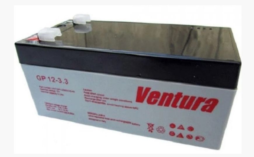 Акумуляторна батарея Ventura 12 V 3,3 Ah (178 * 34 * 65 мм), Q10 18021 фото
