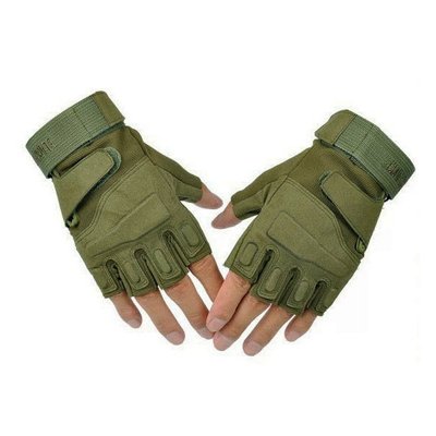 Тактичні безпалі рукавиці Black HAWK олива 1003 фото