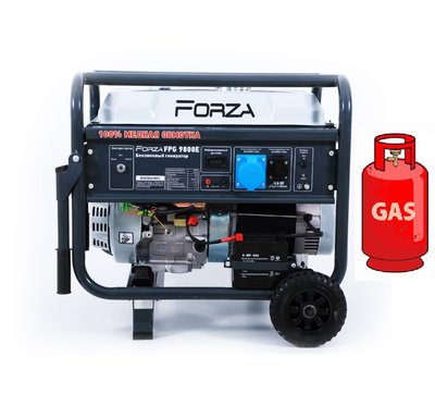 ГАЗ/Бензиновый генератор Forza FPG 9800Е 7.0/7.5 кВт 220В DD0004126 фото