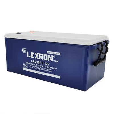 Акумуляторна батарея Lexron LXR-12-210 GEL 12 V 210 Ah (522 x 240 x 222) 59.5kg 29323 фото