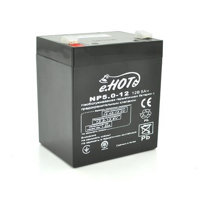 Акумуляторна батарея NP5.0-12 12 V 5 Ah ENOT (90 х 70 х 101 (106) 29069 фото