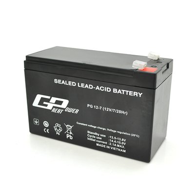Акумуляторна батарея 12 V 7 Ah PG (151х99х96 мм) 26753 фото