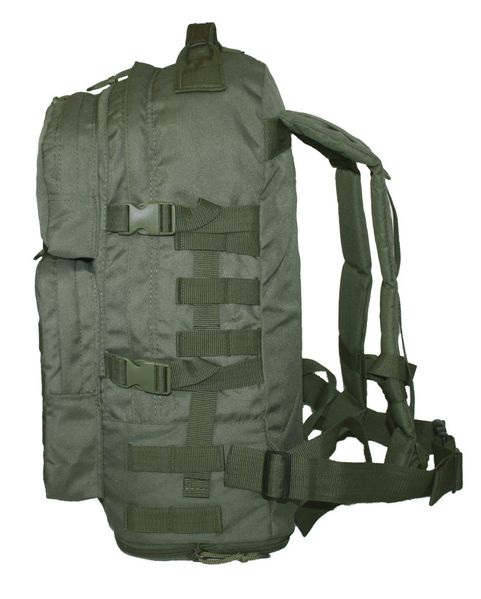 Тактичний туристичний міцний рюкзак трансформер 40-60 літрів олива SAG 163-4 фото