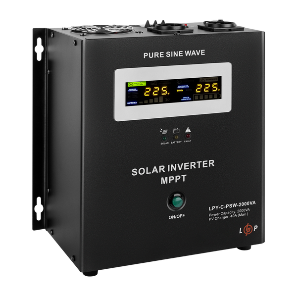 Солнечный инвертор (ИБП) LogicPower LPY-C-PSW-2000VA (1400W) MPPT24V 4126 фото
