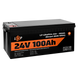 Акумулятор LP LiFePO4 24V (25,6V) - 100 Ah (2560Wh) (Smart BMS 100А) з BT пластик для ДБЖ 20200 фото 4
