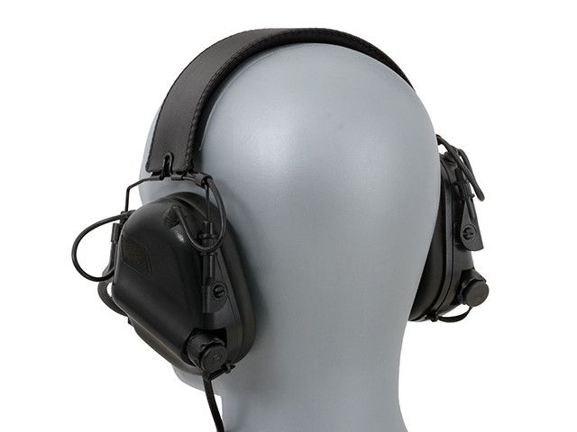 M32 радифіковані активні навушники для захисту слуху - чорні [EARMOR] 100505 фото