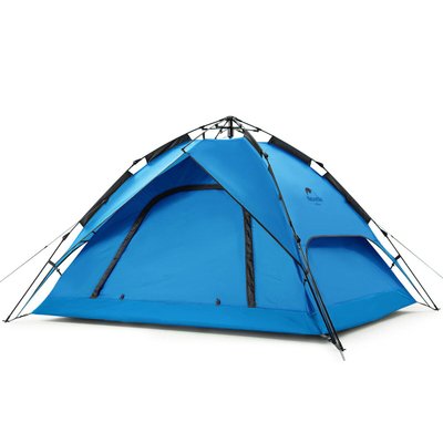 Палатка Naturehike Automatic IV (4-місний) 210T polyester NH21ZP008 Blue 6927595777558 фото
