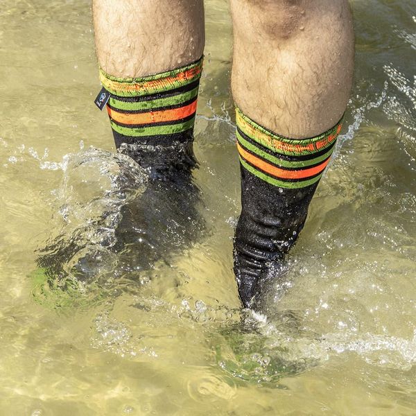 Шкарпетки водонепроникні Dexshell Ultra Dri Sports, р-р S, з помаранчевою смугою DS625W-BOS фото