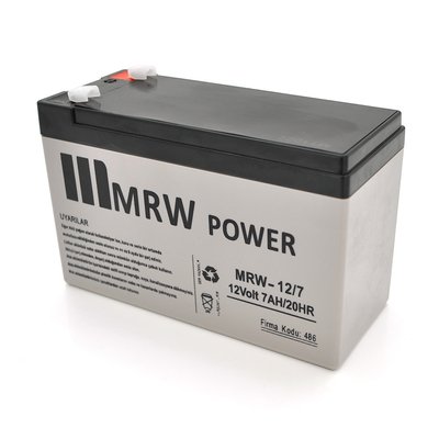 Аккумуляторная батарея Mervesan MRV-12/7 12 V 7Ah ( 150 x 65 x 95 (100) ) Gray Q8 29759 фото