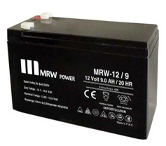 Акумуляторна батарея Mervesan MRV-12/9 12 V 9 Ah ( 150 x 65 x 95 (100)) Black Q8 29760 фото
