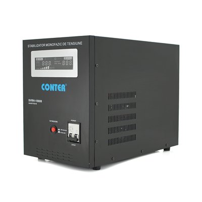 Стабилизатор напряжения релейный Conter SVRH-15000VA/10500W однофазный, напольного монтажа, LED дисплей, 29390 фото