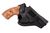 Кобура Револьвер 3 поясная скрытого внутрибрючного ношения формованная с клипсой кожа чёрная SAG 23201 фото