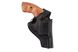 Кобура Револьвер 3 поясная скрытого внутрибрючного ношения формованная с клипсой кожа чёрная SAG 23201 фото 2
