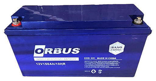 Аккумуляторная батарея ORBUS CG12150 GEL 12 V 150 Ah (485 x 172 x 240) Black 47kg Q1/34 28637 фото