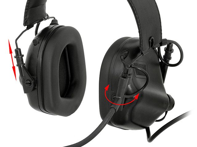 M32H радифіковані активні навушники для захисту слуху з кріпленням на шолом типу FAST - тан [EARMOR] 1120 фото
