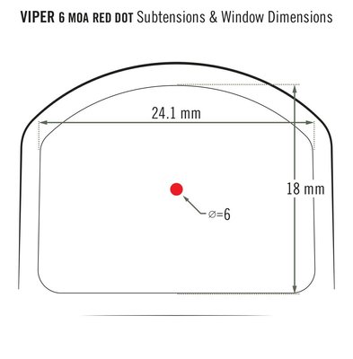 Приціл коліматорний Vortex Viper Red Dot 6 MOA (VRD-6) 927803 фото