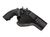 Кобура для Револьвера 4" поясная скрытого внутрибрючного ношения с клипсой не формованная кожаная чёрная SAG 24202 фото